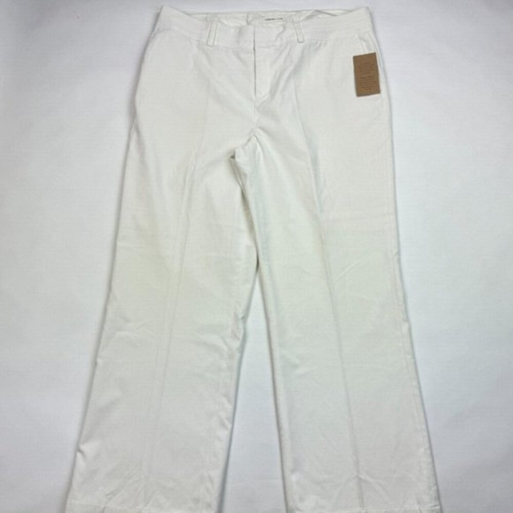 Coldwater Creek Whisper Corduroy Trouser Bootcut Pants Women W18 NWT *flaw Beige